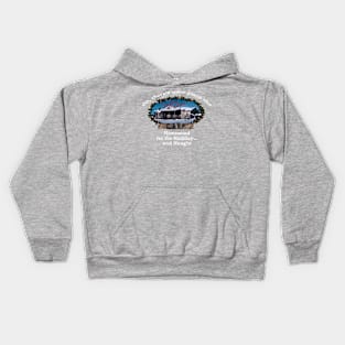 Homestead for the Holliday white Kids Hoodie